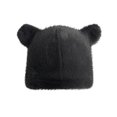 thumbnail image 2 of Hfnxid Women's Faux-Mink Fluffy Bear-Ear Cold-Weather Beanie, Plush Fleece-Lined Thick Warm Skull Cap with Cuffed Edge, Cozy Animal-Style Winter Hat, 2 of 2