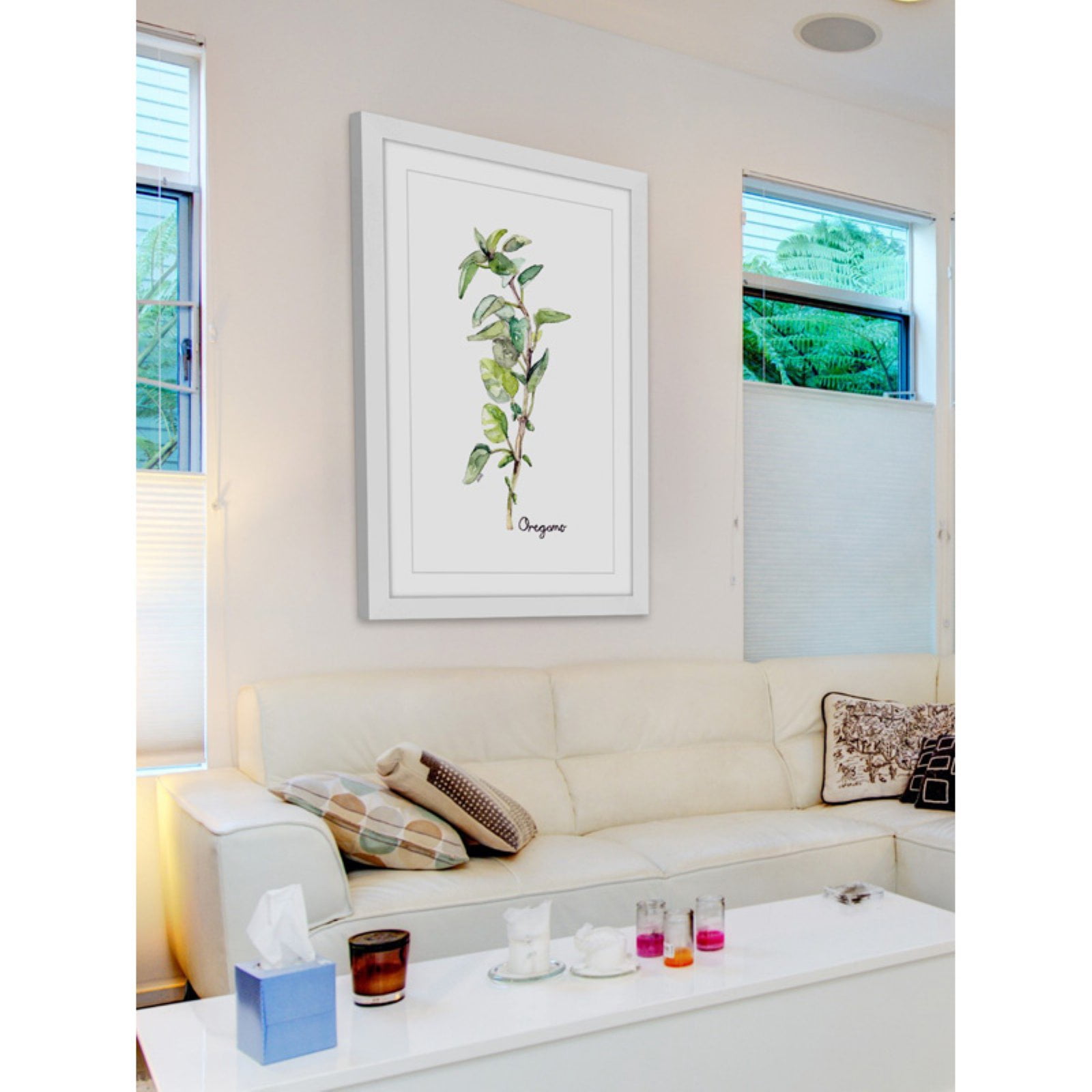 Marmont Hill "Herb Oregano" by Rachel Byler Framed Painting Print