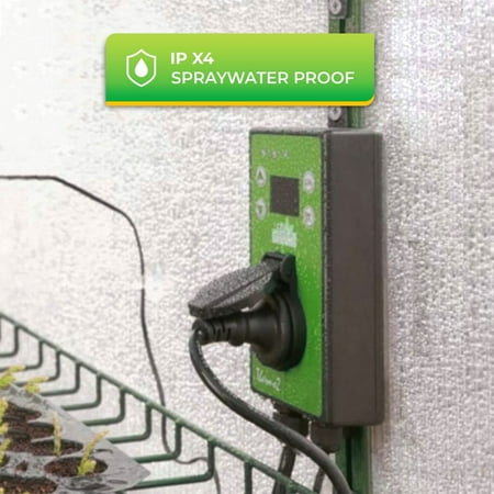 BioGreen TER2/US Thermo 2 Greenhouse Digital Thermostat, All Season Use