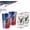 4pcs, variant on Color Changing Cups, 250th Anniversary Tumbler, Patriotic Stainless Steel Tumbler 16.9oz, Cold Activated Red White Blue Coffee Mug, Drinking Cup for Cold Beverages