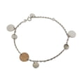 thumbnail image 1 of Pre-Owned Hermes Exlibris Pink Gold (18K),Silver 925 Charm Bracelet Silver,Pink Gold (Good), 1 of 8