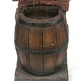 thumbnail image 3 of LuxenHome Resin Wine Bottle and Barrel Lighted Outdoor Fountain, 3 of 9