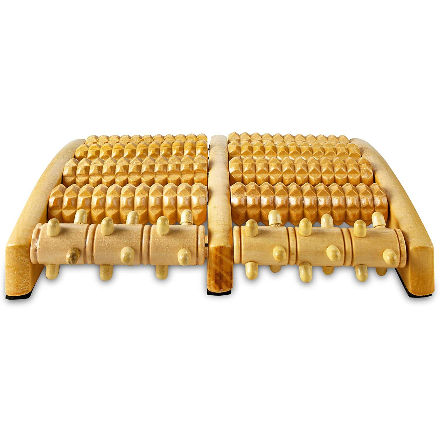 Dual Foot Massager Roller Large Feet Arch And Heel Pain Dual Foot Massager Roller Large Feet Arch And Heel Pain Plantar Fasciitis Relief Help Improve Circulation Acupressure Reflexology Machine Tool By