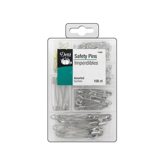 Dritz Safety Pins Astd 100pc