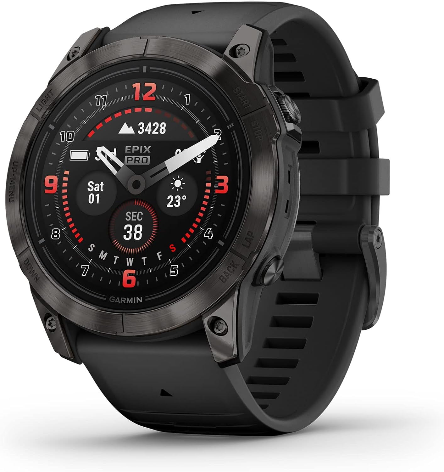 GARMIN ガーミン fnix 5S Sapphire Garmin Fenix 5S 42mm Multisport GPS Smartwatch, Sapphire