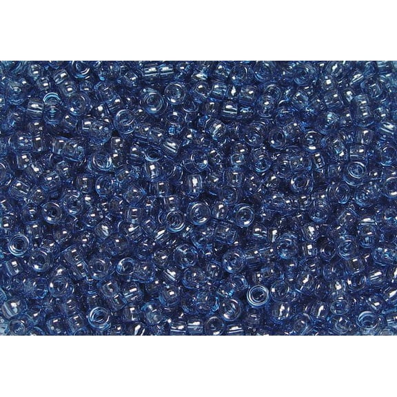 Jolly Store Crafts Cosmic Blue 7x4mm Mini Pony Beads, 1000pc. Made in USA