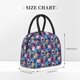 thumbnail image 2 of Easygdp cool Skull colorful Bolsa de Almuerzo Insulada Grande, Forro de Aluminio, Diseño Espacioso, a Prueba de Fugas, Ideal para Trabajo, Picnics, Viajes y Actividades al Aire Libre, 2 of 6