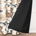 thumbnail image 2 of Tchckioa Modern Flowers Blackout Curtains for Bedroom,Room Darkening Window Drapes,Grommet Top,2 Panels,52x84, 2 of 6