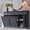 Gray, variant on Aitjunz Triple Tilt Out Laundry Hamper Cabinet with Drawer, Farmhouse Wood Storage Cabinet with Hidden 20-Gallon Laundry Basket for Bathroom and Laundry Room, Brown
