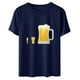 thumbnail image 4 of Blusa de mujer Oktoberfest Camiseta de cuello redondo Estampado de verano Jersey de manga corta Camiseta de mujer para hombre Tops Camisa Pompotops hfajkhk136116, 4 of 5