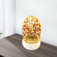 thumbnail image 4 of Quemador de incienso dorado, decoración de carbón, soporte para espirales de incienso, tapa de escritorio blanco con tapa, 4 of 9