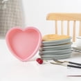 thumbnail image 3 of 4pcs 6 Inch Silicone Cake Mold Heart Round Mousse Bread Mould Baking Tray Pan Tool, 3 of 5