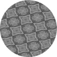 thumbnail image 1 of Ahgly Company Machine Washable Indoor Round Transitional Grey Gray Area Rugs, 5' Round, 1 of 7