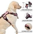 thumbnail image 3 of Arnés para perros NESTROAD, chaleco Oxford ajustable sin tirones, rosa, 3 of 6