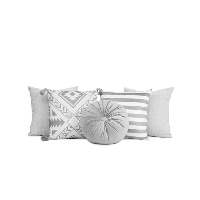 Set de Cojines Decorativos Antonela Set Gris 5