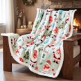 thumbnail image 4 of Reversible Christmas Throw Blanket Flannel Fleece Plush, Cozy Warm Machine Washable Couch Blanket for Sofa Bed Living Room Home Decor by PALIFEUR, 4 of 6
