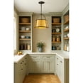 thumbnail image 2 of 4894BK-LDB-Hinkley Lighting-Clarke - 12W 1 LED Large Pendant-16.25 Inches Tall and 16.25 Inches Wide-Black/Lacquered Dark Brass Finish, 2 of 10
