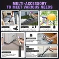 thumbnail image 5 of 2-in-1 Wireless Vacuum Cleaner with Strong Suction & Blowing Function, Full Set with Multiple Attachments, Dust Removal for Keyboard & Computer, Ideal for Home & Car Use, Ready to Use, 5 of 7