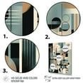 thumbnail image 3 of Designart "Cream Blue Minimalism Quiet Depths VI" Minimalism Wall Art For Bathroom, 3 of 5