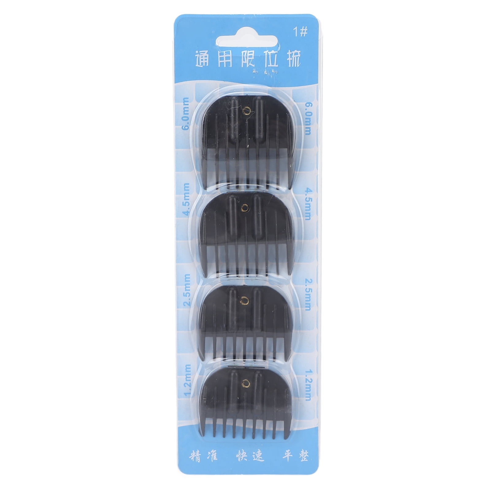 Hair Trimmer Guard Combs, Hair Clipper Guides Combs Professional For Universal Hair Clipper Black