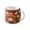 C Christmas Mug Cozy, variant on DIY Christmas Mug Cozy Kit, Quilted Holiday Cup Sleeve Craft Project for Beginners, Handmade Coffee Cup Cover with Seasonal Design for Christmas Gifts, Home Decor and Crafting
