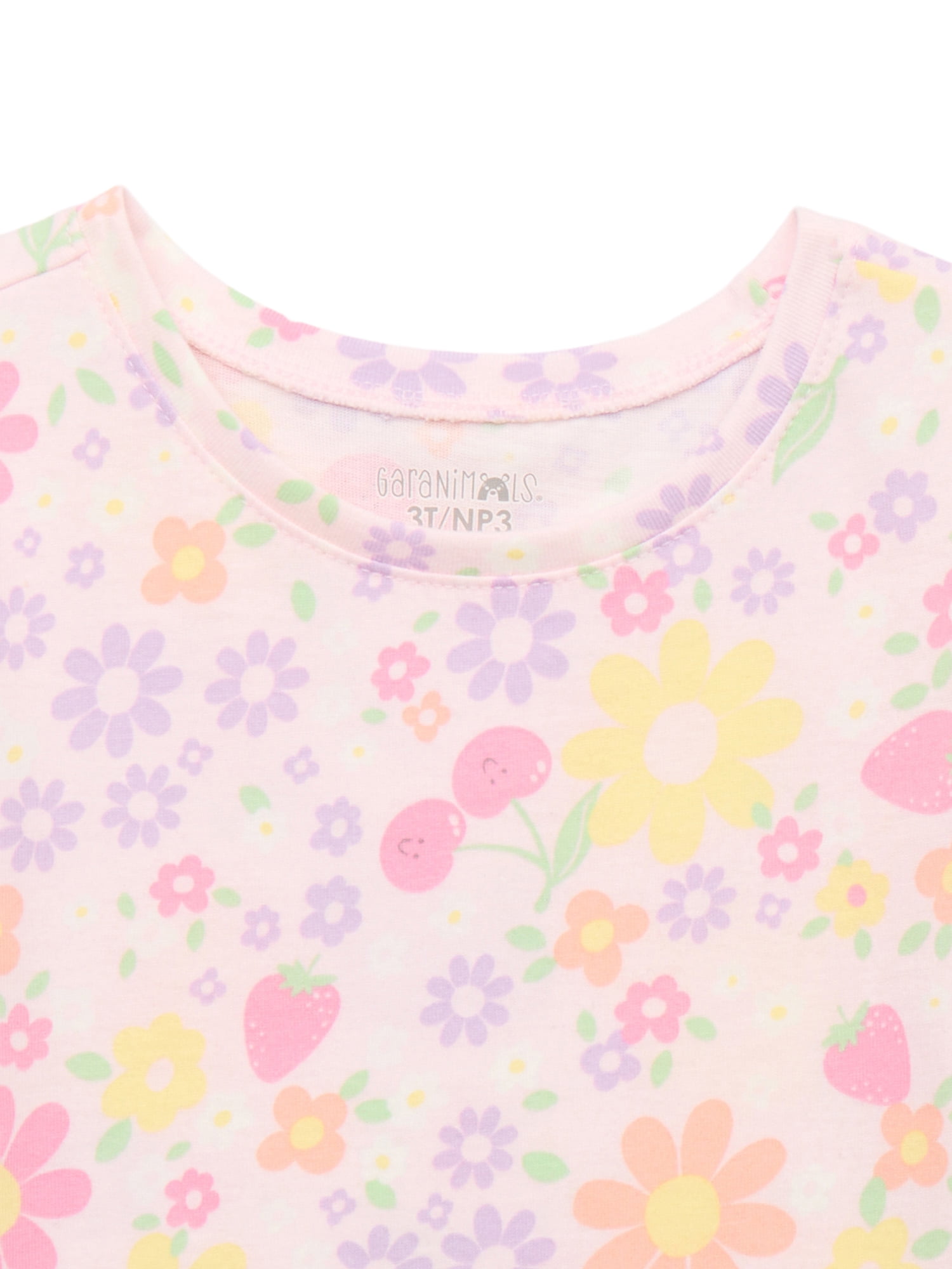 Garanimals Toddler Girl Short Sleeve Print T-Shirt, Sizes 18M-5T