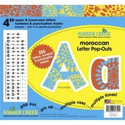 Barker Creek 4" Moroccan Letter Pop-Outs BC1722