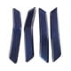 thumbnail image 5 of 4 piezas de tira protectora de borde de puerta antifricción y protector de arañazos delantero y trasero Azul, 5 of 8