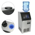 thumbnail image 2 of ZOKOP 50KG / H US Standard Stainless Steel Transparent Cover Commercial Ice Machine Ice Maker, 2 of 7