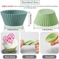 thumbnail image 3 of Silicone Cupcake Liners, Non Stick Reusable Muffin Cups, Food Grade Baking Molds for Cupcakes, Brownies and Snacks, Dishwasher Safe, 12/16/24PCS Options, 3 of 3
