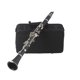thumbnail image 1 of Clarinete en Si bemol profesional con estuche, caña y accesorios - Cuerpo de baquelita negra y llaves plateadas, 1 of 7