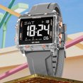 thumbnail image 2 of SMAEL Multiple Colors Square Digital Sports Watch Waterproof Silicone Wrist Watch for Men, 2 of 6