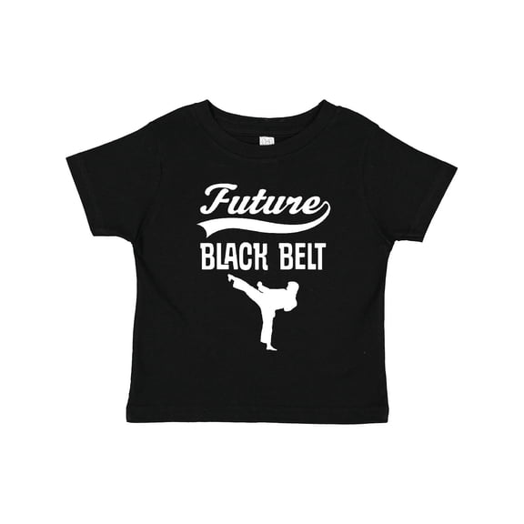 Inktastic Martial Arts Future Black Belt Karate Boys or Girls Toddler T-Shirt