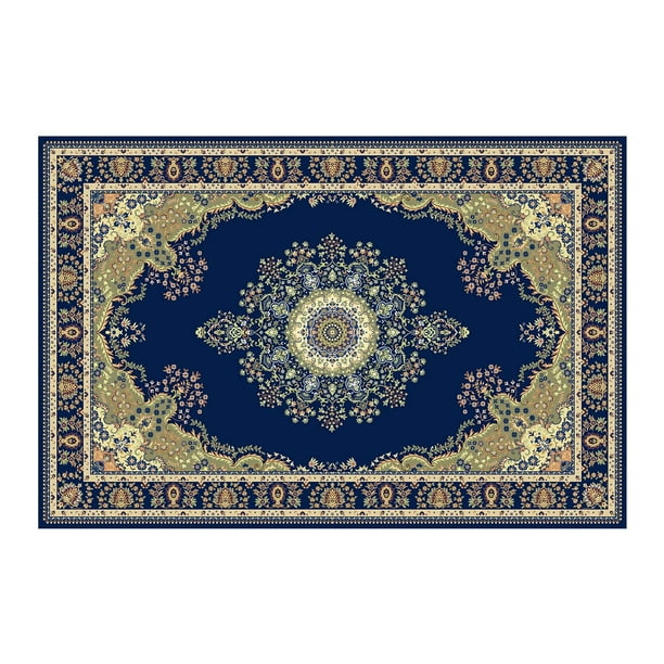 Gran Alfombra Bohemia Retro, Alfombra Bohemia Simétrica, Resistente Al Aceite Y Lavable, Alfombra Antideslizante Grande, Cocina, Sala de Estar, Dormitorio, Decoración Interior Del Hogar