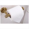 thumbnail image 4 of Portarrollos de Papel Higiénico de Acero Inoxidable 304, Redondo, para Colgar en la Pared, Dorado, 4 of 6