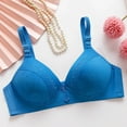 thumbnail image 2 of Taqqpue Minimizer Bras for Women Full Coverage Unlined Lace Sexy No Underwire Bra Comfort Push Up Bras Soft Wireless Bralette, 2 of 7