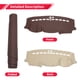 thumbnail image 4 of Cubierta de tablero, alfombrilla de tablero para Jeep Grand Cherokee 2011-2021, cuero sintético marrón, 1 pieza, antideslizante para el interior del automóvil, 4 of 7