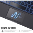 thumbnail image 4 of CHESONA iPad Air 5th Generation Case with Keyboard, iPad Air 4th Generation, 7 Color Backlit, 360° Rotatable, Black, 4 of 5