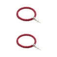 thumbnail image 1 of relayinert Bracelets Pendentifs Croix Confortable pour Look Tendance Large Application Légère Rouge 2Set, 1 of 6