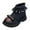 Black, variant on Girls Winter Boots Warm Furry Lined Back Zipper Ankle Booties Sweet Pearl Lace Fringe Waterproof Stitching Leather Bowtie Round Toe Short Boots 10 Little Kid Black