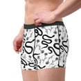 thumbnail image 2 of Disketp Hand Drawn Snake Men's Boxer Briefs,Soft and Breathable Cotton Underwear with ComfortFlex Waistband, 2 of 7