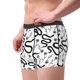 thumbnail image 2 of Balery Hand Drawn Snake Calzoncillos bóxer para hombre, ropa interior de algodón suave y transpirable con cinturilla de nailon-Medium, 2 of 5