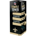 thumbnail image 2 of MasterPieces Real Wood Block Tumble Towers - NFL New Orleans Saints, 2 of 4