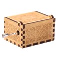 thumbnail image 4 of Juguete Musical Caja de música con manivela retro tallada en madera You Are My Sunshine Music Box (B) Wdftyju Libre de BPA, 4 of 4