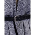 thumbnail image 4 of Oxford Circus Glam Long Sleeves Single Breasted Open Drapped Front Belted Coat, 4 of 4
