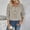 Khaki, variant on Women’s Long Sleeve Button Down Ribbed Knit Pullover Sweater Casual V Neck Soft Lightweight Top for Fall Winter Vermilion 2XL