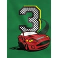 thumbnail image 2 of Exciting 3rd Birthday Boy T-Shirt - Fun Race Car Graphic Tee - Perfect Birthday Gift for Toddlers - Celebratory Kids Apparel for Three Year Olds - Car-Themed Birthday Party Wear, 2 of 6