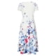 thumbnail image 5 of Vestido de mujer de manga corta con cuello redondo, casual, de moda, para fiesta, diario, elegante, estampado. Fridja  qw987, 5 of 8