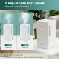 thumbnail image 4 of Costway 4L Ultrasonic Humidifier with 2 Mist Levels 12H Timer Sleep Mode for Large Room, 4 of 10