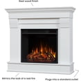 thumbnail image 3 of Real Flame Chateau 41" Electric Fireplace in White, 3 of 6